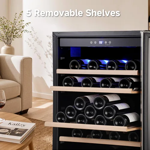 Vista 5 de BODEGA COOLER - Refrigerador de vino de zona única de 24 pulgadas, 41℉ a 72