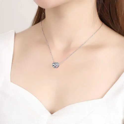 Vista 3 de Abalorios de piedra natal de octubre de plata esterlina 925 para pulsera, collar, día de la madre (octubre)