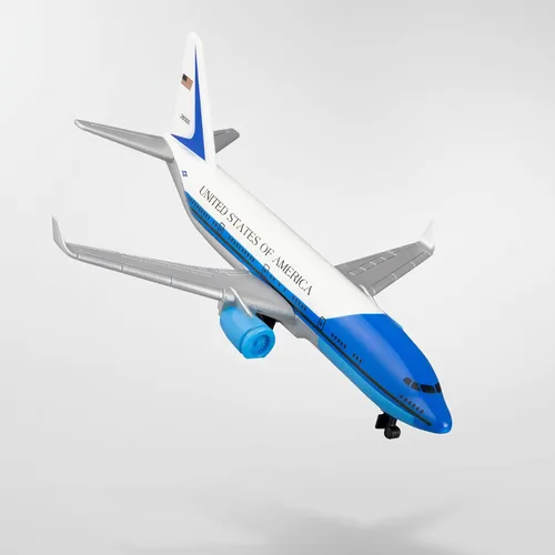 Vista 3 de Modelo aviones modelo American AirForceOne modelo avión avión modelo avión modelo para colección y regalos