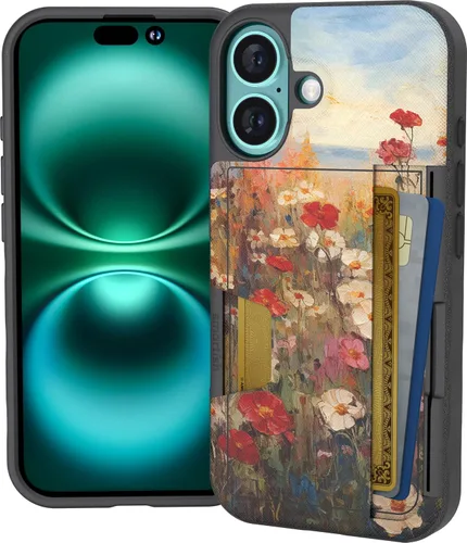 Vista 48 de Smartish Funda tipo cartera para iPhone 11 Pro - Wallet Slayer Vol. 2 [soporte protector delgado] tarjetero (seda) - Black Tie Affair