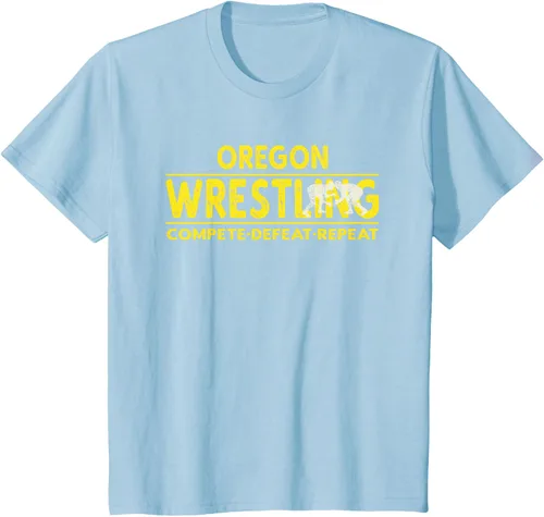 Vista 13 de Oregon Wrestling - Camiseta para competir, derrota, repetir