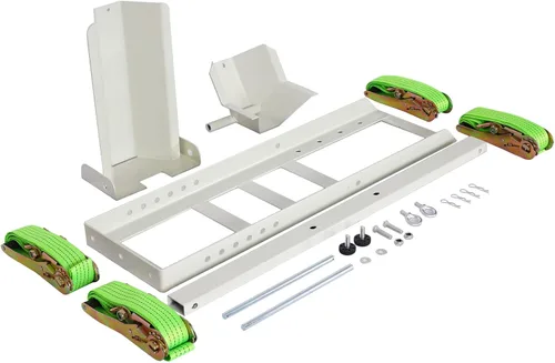 Vista 2 de Soporte de motocicleta de 1800 libras de capacidad, soporte ajustable resistente con 4 juegos de amarres