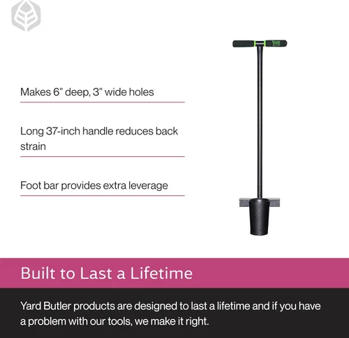Vista 4 de Yard Butler BPL-6, plantadora de bulbos con mango largo, N/A