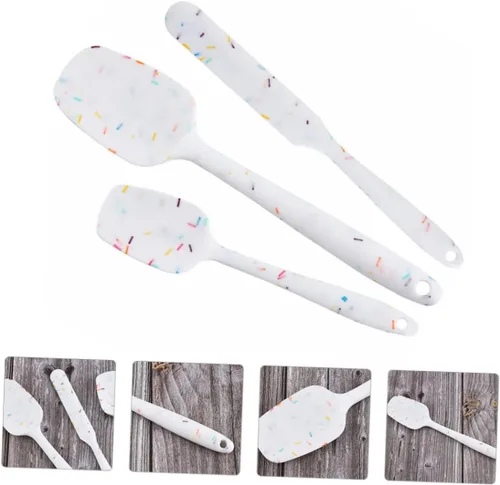 Vista 5 de PRETYZOOM Baking Kit Set Silicone Utensil Set for Baking Heat Resistant Non-stick Easy to Clean for Fondant Cakes