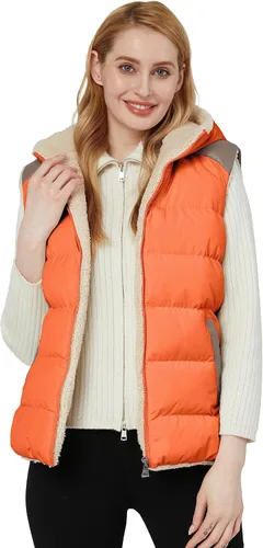 Vista 6 de ZSHOW Ropa para mujer - Chaqueta casual de forro polar con capucha para mujer