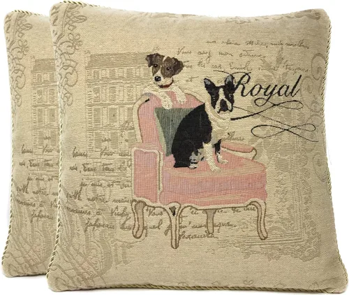 Vista 29 de Tache Home Fashion Funda de almohada 16 x 16 Down The Chimney
