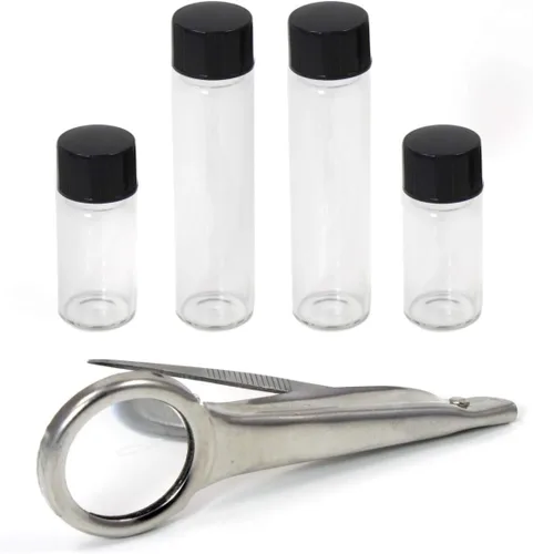 Vista 7 de ASR Outdoor Kit De Pan De Oro Herramientas De Prospección De Fiebre De Oro Accesorios 10pc - Negro
