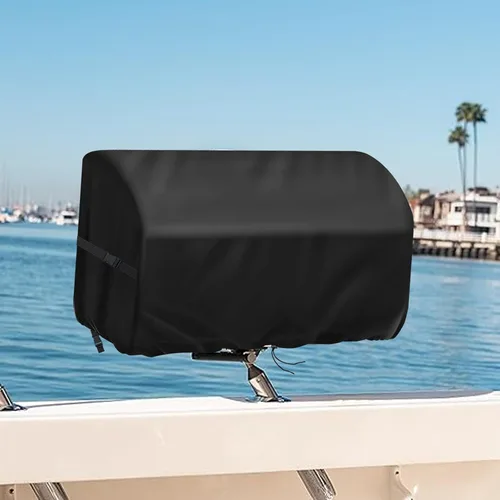 Vista 8 de Funda para parrilla de barco Magma A10-205 para parrilla de gas portátil, resistente al agua, para parrillas marinas, accesorio para barcos