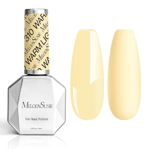 Vista 70 de MelodySusie - Esmalte de uñas en gel con brillo perla rosa brillante, 0.5 fl oz, efecto hilo, con acabado de concha rosa brillante, UV LED