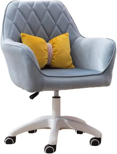 Vista 8 de YYDS Silla pequeña para videojuegos, silla de computadora con respaldo corto, silla giratoria ergonómica ejecutiva, silla de deportes electrónicos