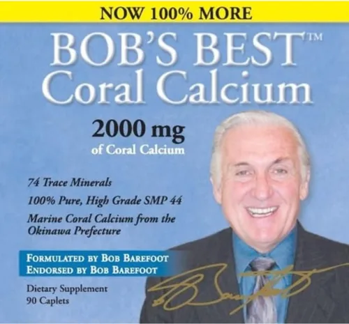 Vista 3 de Bob's Best Calcio de coral, 2000 mg, 90 cápsulas