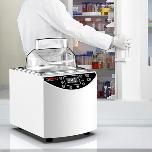 Vista 7 de 4E's USA Baño de agua - Baño de agua eléctrico digital de laboratorio de 2 litros con control preciso de temperatura, doble función de seguridad