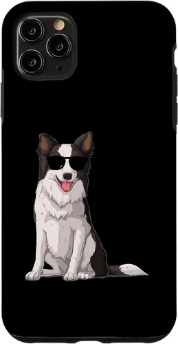 Vista 13 de Border Collie With Sunglasses Funny Border Collie Owner Dog Case for iPhone 16