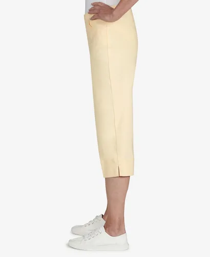 Vista 8 de Alfred Dunner Allure Clam Digger Capri de talla grande para mujer