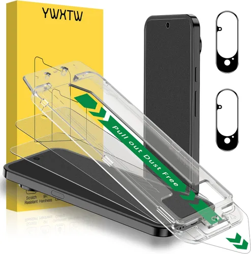 Vista 10 de YWXTW EZ Unlock - Protector de pantalla de privacidad para Samsung Galaxy S25 Plus, soporte de huellas dactilares ultrasónico 0.01S, no de vidrio
