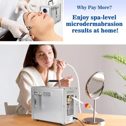 Vista 5 de Kendal Máquina profesional de Microdermabrasion del diamante, equipo facial del cuidado de piel de Dermobrasion con pantalla digital también bueno