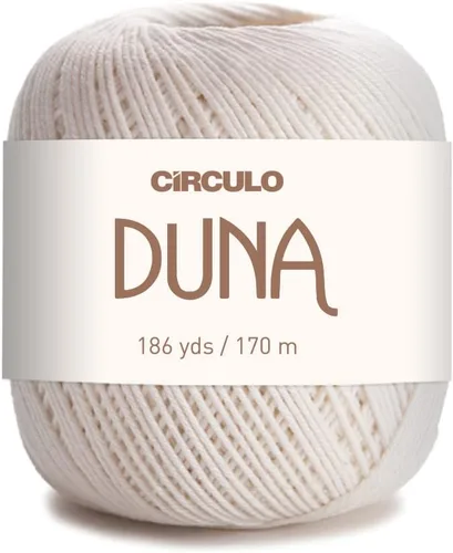 Vista 10 de Círculo Hilo Duna – 186 yardas, 3.52 onzas – Hilo DK de peinado ligero – 100% algodón virgen brasileño mercerizado, perfecto para tejer y hacer
