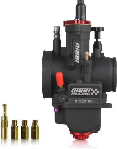 Vista 8 de NIBBI Carburador PWK de 24 mm con carburador Jets, Compatible con 125 cc-150 cc YAMAHA KAWASAKI SUZUKI Apollo SSR TTR SYM TAOTAO ATV, moto de cross