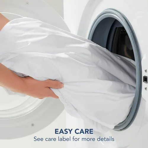 Vista 6 de Serta Memory Flex - Cubrecolchón suave de 2 pulgadas, protector de colchón acolchado resistente a las manchas con bolsillo de 15 pulgadas para un