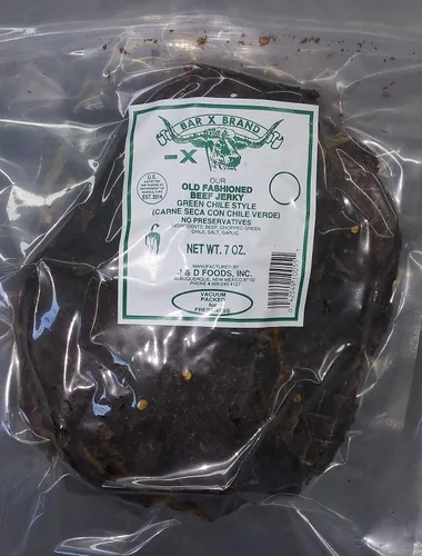 Vista 2 de Bar X Brand Old Fashioned Beef Jerky (Carne Seca) (Regular, 7 oz)
