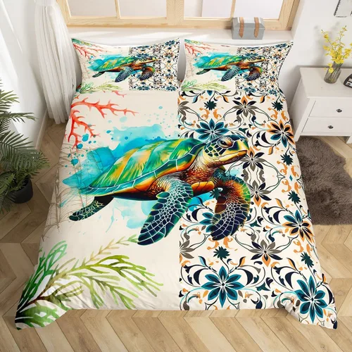 Vista 31 de Juego de ropa de cama de piel de vaca para niños y niñas, funda de edredón con estampado de estrellas de piel de vaca occidental, funda de edredón