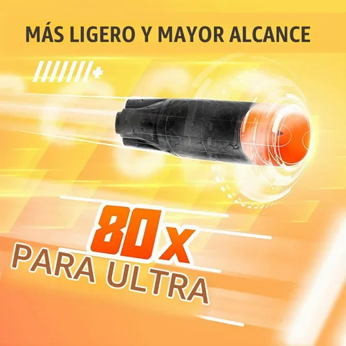 Vista 3 de Paquete de recarga de 80 dardos para Nerf Ultra Blasters, color negro