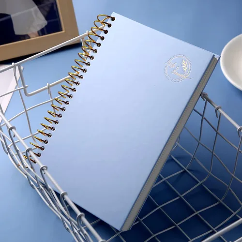 Vista 3 de Yoment Cuaderno pequeño en espiral, 300 páginas, cuadernos en espiral de tapa dura, cuaderno de 5.5 x 7.5 pulgadas, cuaderno de rayas