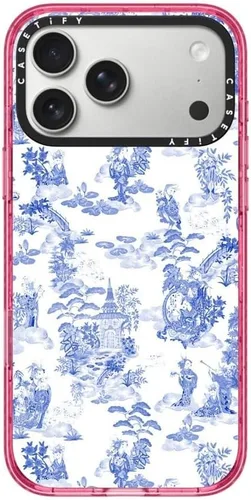 Vista 10 de CASETiFY Impact iPhone Air Case [Delgada/Compatible con Magsafe / 8.2 ft. Protección contra Caídas de Grado Militar 4X] - Lazos - Rosa Arcos