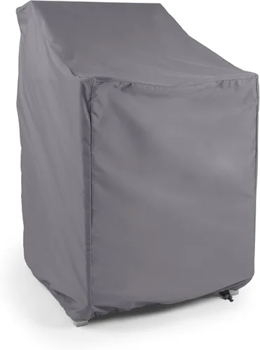 Vista 11 de Covermates Elite - Funda para silla de exterior, protector de silla de patio de poliéster resistente al agua con dobladillo con cordón, correas