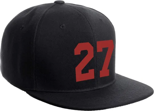 Vista 6 de Número de equipo modificado para requisitos particulares del jugador del color del sombrero del Snapback de la visera plana clásica de la visera