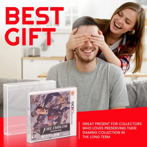 Vista 9 de EVORETRO Caja de juegos de almacenamiento compatible con Nintendo Games protector de caja de juegos 3DS paquete de 25