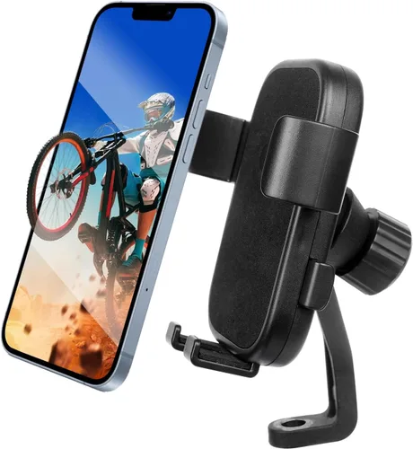 Vista 8 de Soporte para teléfono de motocicleta, soporte para teléfono de bicicleta, soporte para teléfono celular para manillar de bicicleta, soporte