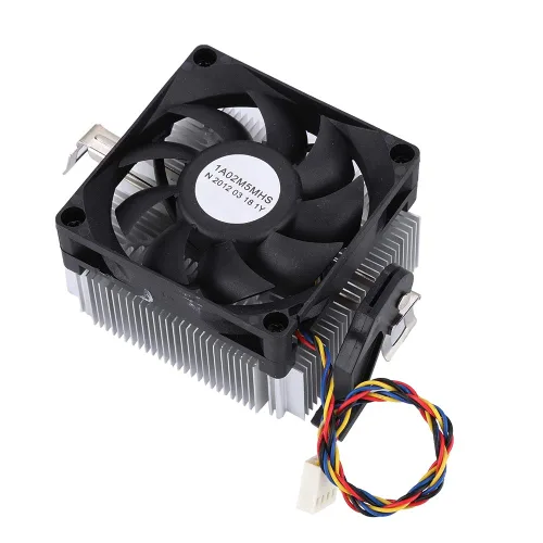 Vista 4 de Ventilador de refrigeración de CPU, rodamiento hidráulico de 12 V, ventilador silencioso de refrigeración de CPU de 2200 RPM, disipador de calor