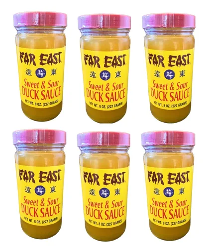 Vista 8 de Salsa agridulce – Tarro de 8 onzas de salsa de pato chino auténtica salsa asiática de pato (paquete de 2)