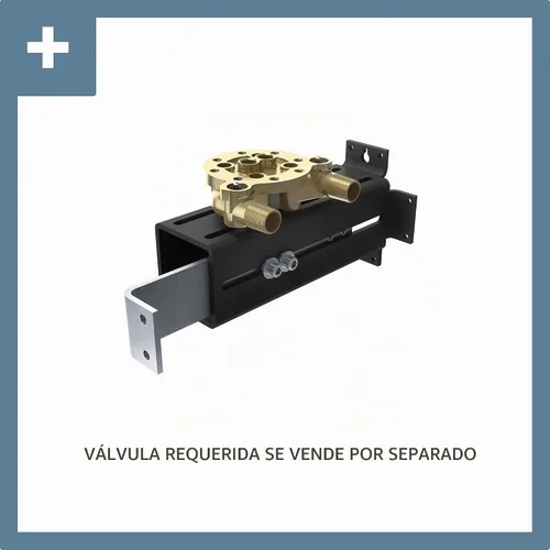 Vista 3 de Moen Soporte de montaje de piso de elevación individual y kit de montaje de vigueta de válvula de agua, TS50100
