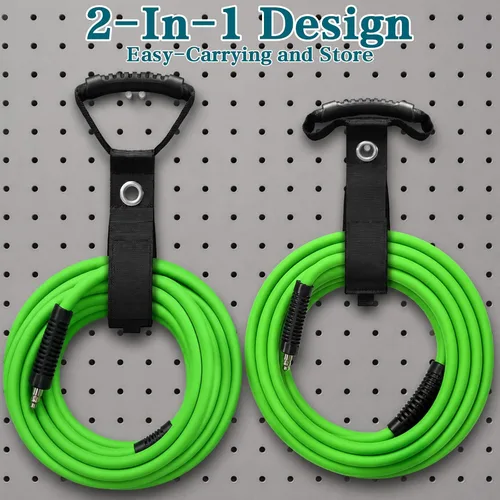 Vista 5 de Swingers Extension Cord Holder, 17" Heavy-Duty Storage Straps with 6 Pack