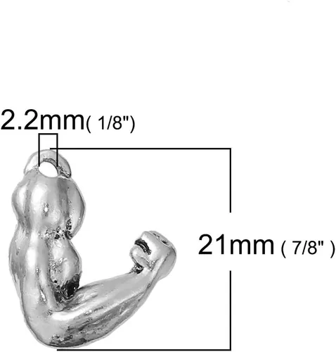 Vista 2 de Sexy Sparkles Medical Anatomical 3D Charm Pendant – Unisex Accessory for Necklaces, Bracelets, and Keychains