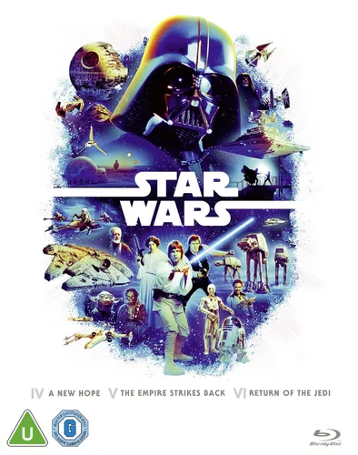 Vista 2 de Star Wars Original Trilogy Box Set Blu-ray (Episodes 4-6) 2022 Region Free