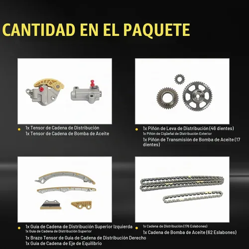 Vista 4 de KUSATEC 9-0711SA Kit de cadena de distribución