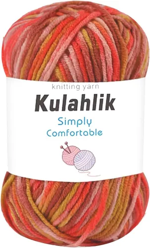 Vista 18 de 50g (1x50g) Hilo Acrílico para Crochet y Tejido, Hilo Degradado Colorido, 1 Rollo de Madejas, Hilo Acrílico Multicolor, Perfecto para Proyectos