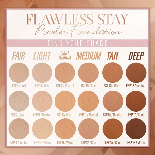 Vista 3 de flawless stay powder foundation fsp 2.0