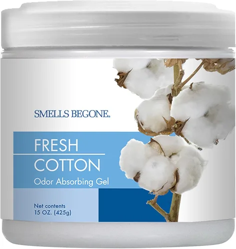 Vista 21 de SMELLS BEGONE Eliminador de olores de gel de 15 onzas – Absorbe y elimina los olores difíciles en áreas de mascotas, baños, sótanos, garaje