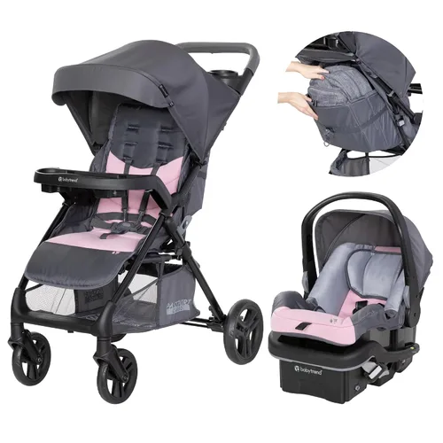 Vista 4 de Sistema de viaje Baby Trend Passport Cargo (con asiento de auto para bebé EZ-Lift™ Plus), Bambú Negro
