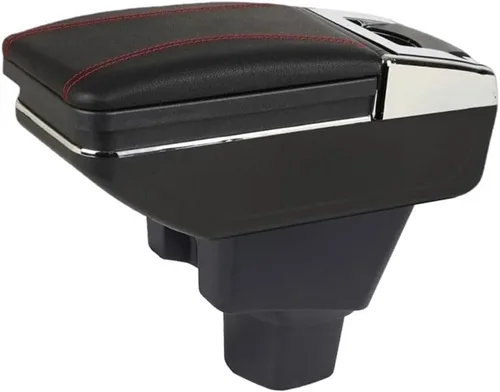 Vista 8 de Reposabrazos de cuero para consola central de automóvil, compatible con SUZUKI SX4 2008 2009 2010 2011 2012 2013 2014 2015 2016 2017