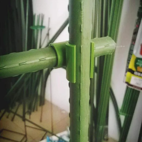 Vista 5 de 50 clips giratorios para conectores de plantas, enrejado de jardín, hebilla de soporte para jaula de tomate, escalada, ratán, vid