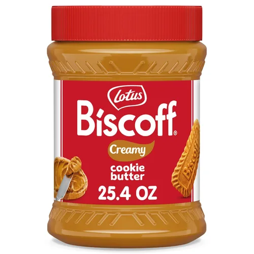 Vista 5 de Lotus Biscoff - Mantequilla de galleta para untar, cremosa, no transgénica, vegana