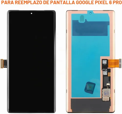 Vista 3 de Pantalla para Google Pixel 6 Pro Reemplazo de pantalla para Pixel 6 Pro Pantalla LCD G8VOU, GLUOG Pantalla táctil Digitalizador Asamblea Piezas