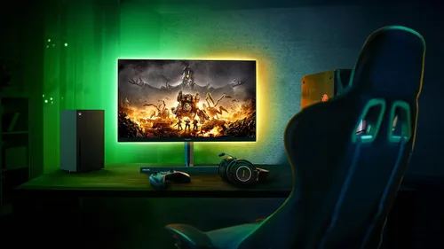 Vista 8 de PHILIPS Momentum 329M1RV - Monitor de juegos 4K HDR de 32 pulgadas, diseñado para Xbox, 144 Hz, tiempo de respuesta de 1 ms, reemplazo avanzado de 4