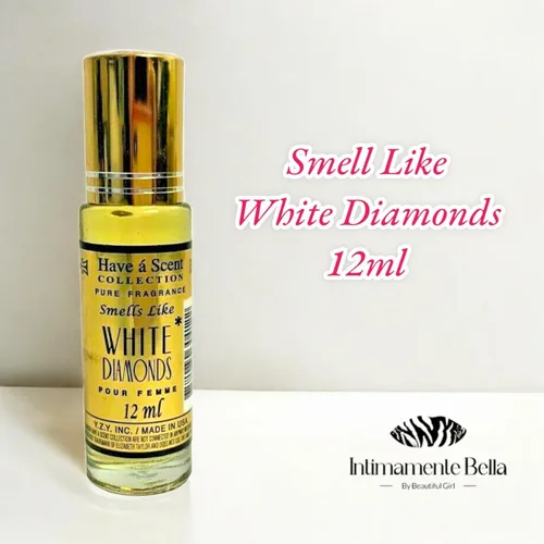 Vista 4 de Perfume Aceite Versión De Diamantes Blancos Para Mujeres - Rollo En Botella De 0.4 fl oz