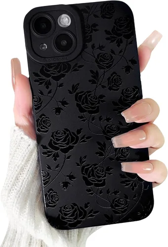 Vista 16 de Lovmooful Funda para iPhone 14 Plus, diseño de mariposa negra (mariposa) 2